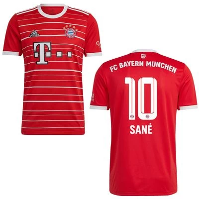 Adidas FC BAYERN MÜNCHEN Trikot Home Kinder 22 / 23 - SANÉ 10 1 Adidas FC BAYERN MÜNCHEN Trikot Home Kinder 22 / 23 - SANÉ 10