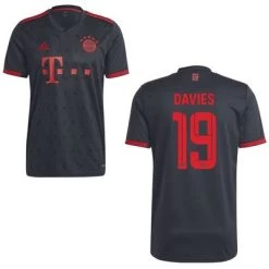 Adidas FC BAYERN MÜNCHEN Trikot 3rd Herren 22 / 23 - DAVIES 19