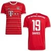 Adidas FC BAYERN MÜNCHEN Trikot Home Kinder 22 / 23 - DAVIES 19
