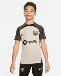 Nike FC BARCELONA STRIKE Shirt Kinder Beige-grün