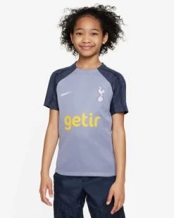 Nike THFC TOTTENHAM HOTSPUR STRIKE Shirt Kinder Grau-dunkelblau