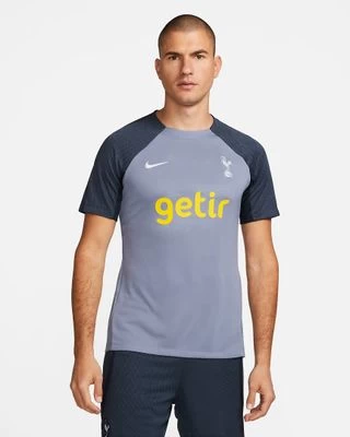 Nike THFC TOTTENHAM HOTSPURS STRIKE Shirt Herren Grau-dunkelblau 1 Nike THFC TOTTENHAM HOTSPURS STRIKE Shirt Herren Grau-dunkelblau