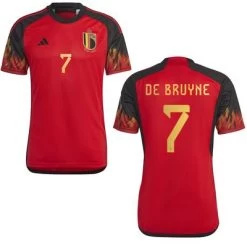 Adidas BELGIEN Trikot Home Herren WM 2022 - DE BRUYNE 7