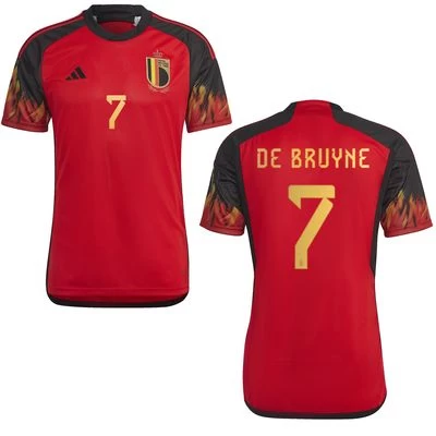 Adidas BELGIEN Trikot Home Herren WM 2022 - DE BRUYNE 7 1 Adidas BELGIEN Trikot Home Herren WM 2022 - DE BRUYNE 7