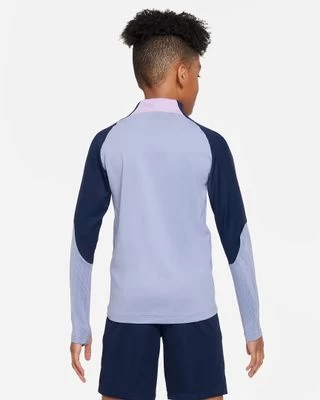 Nike THFC TOTTENHAM HOTSPURS STRIKE DRILL Top Kinder Grau-dunkelblau 2 Nike THFC TOTTENHAM HOTSPURS STRIKE DRILL Top Kinder Grau-dunkelblau – Bild 2