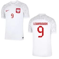 Nike POLEN Trikot Home Herren WM 2022 - LEWANDOWSKI 9