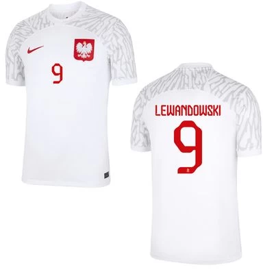 Nike POLEN Trikot Home Herren WM 2022 - LEWANDOWSKI 9 1 Nike POLEN Trikot Home Herren WM 2022 - LEWANDOWSKI 9
