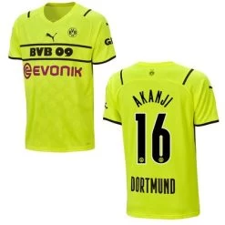 Puma BVB BORUSSIA DORTMUND Trikot Cup Kinder 21 / 22 -Bester Sporttrikot Geschäft 931459 03 Trikot BVB Cup 21 22 Akanji 16 1