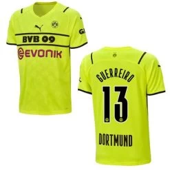 Puma BVB BORUSSIA DORTMUND Trikot Cup Kinder 21 / 22 -Bester Sporttrikot Geschäft 931459 03 Trikot BVB Cup 21 22 Guerreiro 13