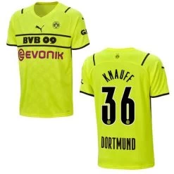 Puma BVB BORUSSIA DORTMUND Trikot Cup Kinder 21 / 22 -Bester Sporttrikot Geschäft 931459 03 Trikot BVB Cup 21 22 Knauff 36 1