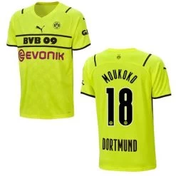 Puma BVB BORUSSIA DORTMUND Trikot Cup Kinder 21 / 22 - MOUKOKO 18