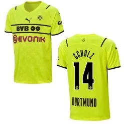 Puma BVB BORUSSIA DORTMUND Trikot Cup Kinder 21 / 22 - SCHULZ 14