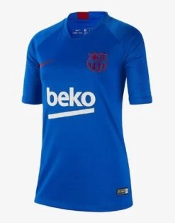 Nike FC BARCELONA T-Shirt Kinder Blau