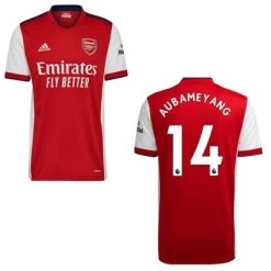 Adidas FC ARSENAL Trikot Home Kinder 21 / 22 -Bester Sporttrikot Geschäft Arsenal Home 21 22 14 Aubameyang