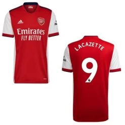 Adidas FC ARSENAL Trikot Home Herren 21 / 22 -Bester Sporttrikot Geschäft Arsenal Home 21 22 Lacazette 9 2