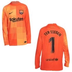 Nike FC BARCELONA Trikot Torwart Kinder 21 / 22 - TER STEGEN 1