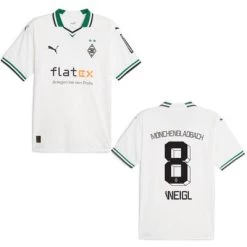 Puma BMG BORUSSIA MÖNCHENGLADBACH Trikot Home Herren 23 / 24 -Bester Sporttrikot Geschäft BMG Home 23 24 WEIGL 8 1
