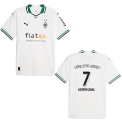 Puma BMG BORUSSIA MÖNCHENGLADBACH Trikot Home Herren 23 / 24 -Bester Sporttrikot Geschäft BMG Home HERRMANN 7 1