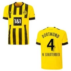Puma BVB BORUSSIA DORTMUND Trikot Home Kinder 22 / 23 - N. SCHLOTTERBECK 4