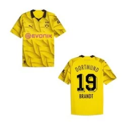 Puma BVB BORUSSIA DORTMUND Trikot 3rd Kinder 23 / 24 -Bester Sporttrikot Geschäft BVB 3RD 23 24 BRANDT 19 1