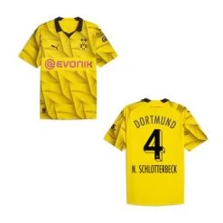 Puma BVB BORUSSIA DORTMUND Trikot 3rd Kinder 23 / 24 -Bester Sporttrikot Geschäft BVB 3RD 23 24 N SCHLOTTERBECK 4 1