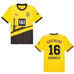 Puma BVB BORUSSIA DORTMUND Trikot Home Frauen 23 / 24 -Bester Sporttrikot Geschäft BVB Home 23 24 DURANVILLE 16 1