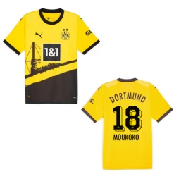 Puma BVB BORUSSIA DORTMUND Trikot Home Herren 23 / 24 30 Puma BVB BORUSSIA DORTMUND Trikot Home Herren 23 / 24 -Bester Sporttrikot Geschäft BVB Home MOUKOKO 18 3