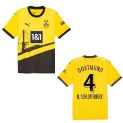 Puma BVB BORUSSIA DORTMUND Trikot Home Kinder 23 / 24 -Bester Sporttrikot Geschäft BVB Home N SCHLOTTERBECK 4