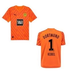 Puma BVB BORUSSIA DORTMUND Trikot Torwart Herren Orange 23 / 24 -Bester Sporttrikot Geschäft BVB TW 23 24 orange Erw KOBEL 1