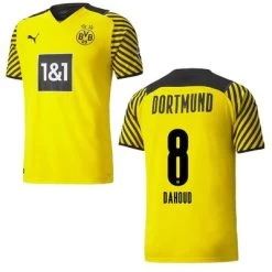Puma BVB BORUSSIA DORTMUND Trikot Home Authentic Herren 21 / 22 -Bester Sporttrikot Geschäft BVB Trikot Home 2021 2022 Dahoud 8 1