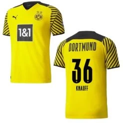 Puma BVB BORUSSIA DORTMUND Trikot Home Kinder 21 / 22 - KNAUFF 36