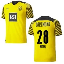 Puma BVB BORUSSIA DORTMUND Trikot Home Kinder 21 / 22 -Bester Sporttrikot Geschäft BVB Trikot Home 2021 2022 Witsel 28 2