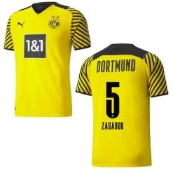Puma BVB BORUSSIA DORTMUND Trikot Home Authentic Herren 21 / 22 -Bester Sporttrikot Geschäft BVB Trikot Home 2021 2022 Zagadou 5