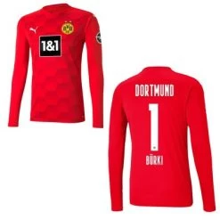 Puma BVB BORUSSIA DORTMUND Trikot Torwart Herren Rot 20 / 21 -Bester Sporttrikot Geschäft BVB Trikot TW rot 20 21 Buerki 1