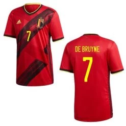 Adidas BELGIEN Trikot Home Herren 21 / 22 -Bester Sporttrikot Geschäft Belgien Trikot Home Euro 2020 De Bruyne 7