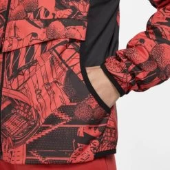 Nike ATLETICO MADRID AWF Jacke Frauen Rot-schwarz 7 Nike ATLETICO MADRID AWF Jacke Frauen Rot-schwarz -Bester Sporttrikot Geschäft DJ9713 611 PHSYM002