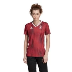 Adidas DFB DEUTSCHLAND Trikot Away Damen - Frauen WM 2019 -Bester Sporttrikot Geschäft DN5930 APP on model standard white