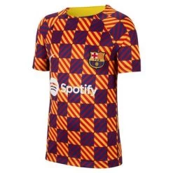 Nike FC BARCELONA Pre Match Trainingshirt Kinder Gelb-lila