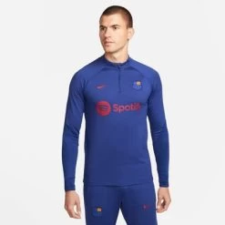 Nike FC BARCELONA STRIKE DRILL Top Herren Langarm Blau