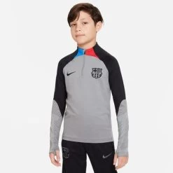 Nike FC BARCELONA STRIKE - Drill Oberteil Kinder Grau