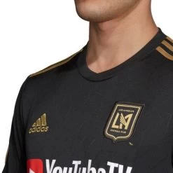 Adidas LOS ANGELES FC Trikot Home Herren 2019 / 20 -Bester Sporttrikot Geschäft DY0313 APP on model detail 1 white