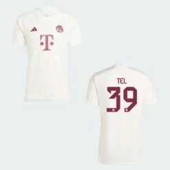 Adidas FC BAYERN MÜNCHEN Trikot 3rd Kinder 23 / 24 -Bester Sporttrikot Geschäft FC BAYERN MueNCHEN 3RD 23 24 TEL 39 2