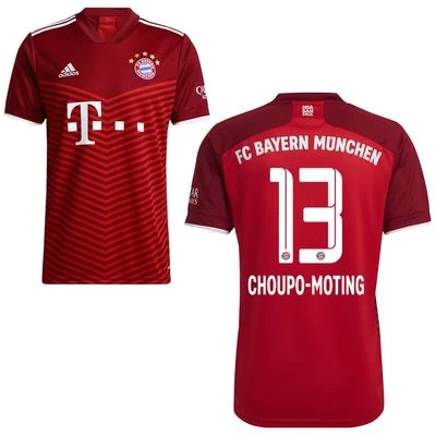 Adidas FC BAYERN MÜNCHEN Trikot Home Herren 21 / 22 - CHOUPO-MOTING 13 1 Adidas FC BAYERN MÜNCHEN Trikot Home Herren 21 / 22 - CHOUPO-MOTING 13