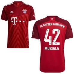 Adidas FC BAYERN MÜNCHEN Trikot Home Herren 21 / 22 -Bester Sporttrikot Geschäft FC Bayern Trikot Home Herren Kinder 21 22 Musiala 42 1