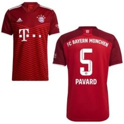 Adidas FC BAYERN MÜNCHEN Trikot Home Herren 21 / 22 - PAVARD 5