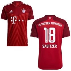 Adidas FC BAYERN MÜNCHEN Trikot Home Herren 21 / 22 -Bester Sporttrikot Geschäft FC Bayern Trikot Home Herren Kinder 21 22 Sabitzer 18