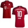 Adidas FC BAYERN MÜNCHEN Trikot Home Herren 21 / 22 - SANÉ 10