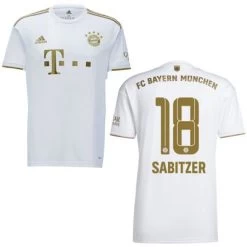 FC BAYERN MÜNCHEN Trikot Away Herren 22 / 23 -Bester Sporttrikot Geschäft FCB 2223 Away 18 1
