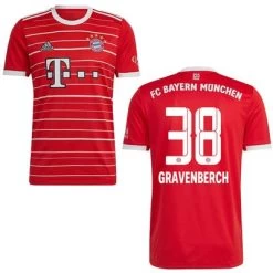FC BAYERN MÜNCHEN Trikot Home Kinder 22 / 23 -Bester Sporttrikot Geschäft FCB 2223 Home 38 1