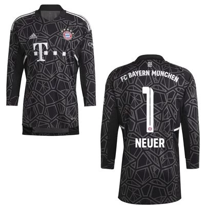 Adidas FC BAYERN MÜNCHEN Trikot Torwart Herren 22 / 23 - NEUER 1 1 Adidas FC BAYERN MÜNCHEN Trikot Torwart Herren 22 / 23 - NEUER 1